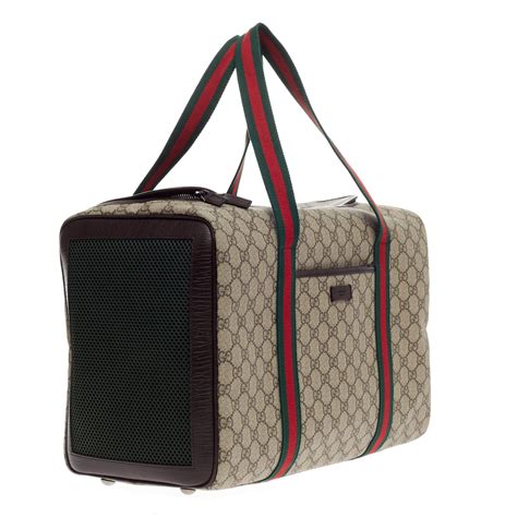 gucci pet 2dehands|Gucci pet carrier for sale.